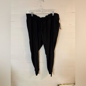 Time and Tru Maternity Black Stretch Jogger Pants Size M 8-10